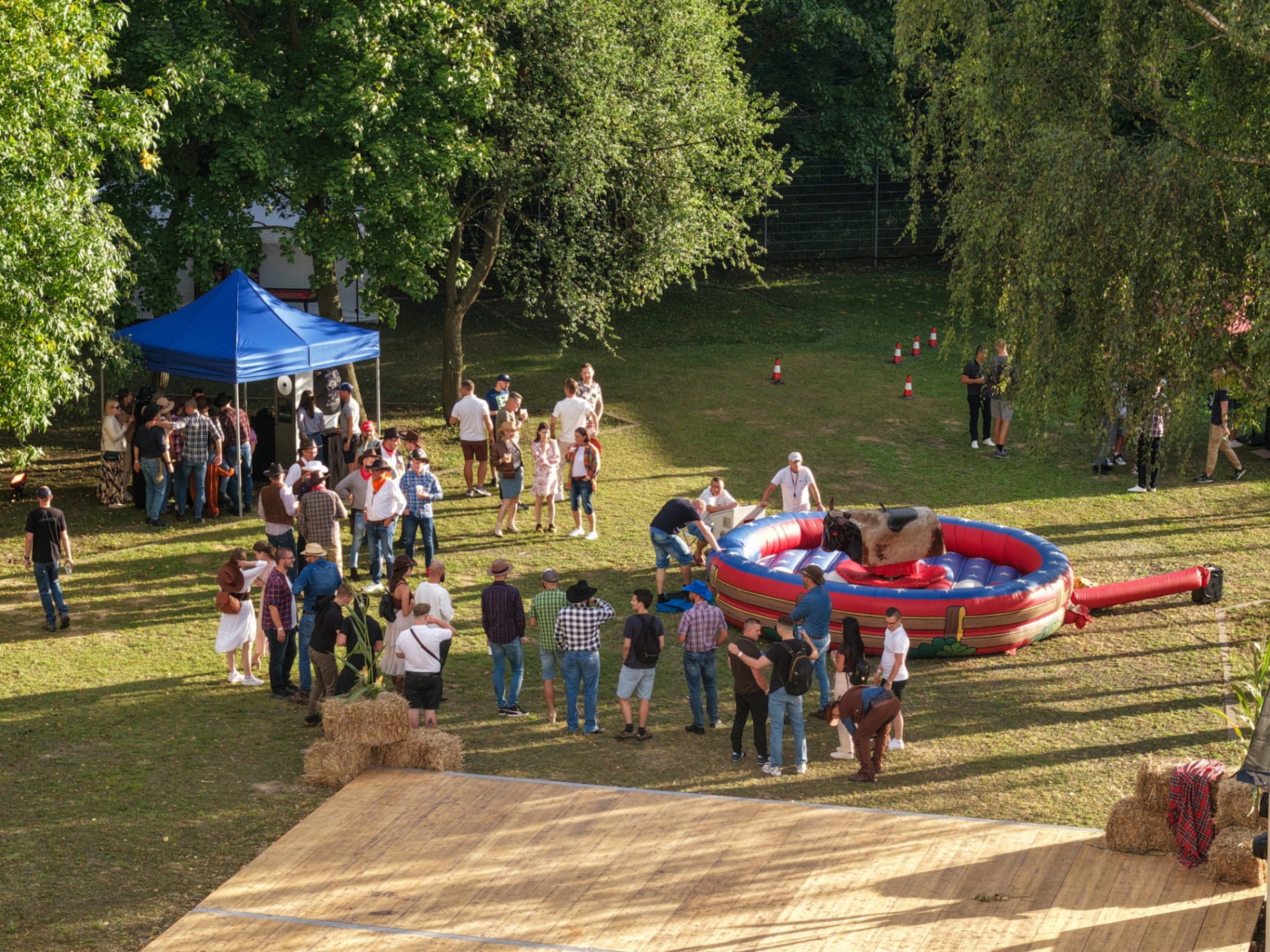 Event plenerowy - atrakcje z drona