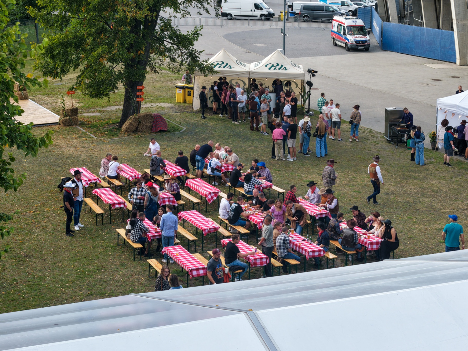 Event firmowy - piknik z lotu ptaka