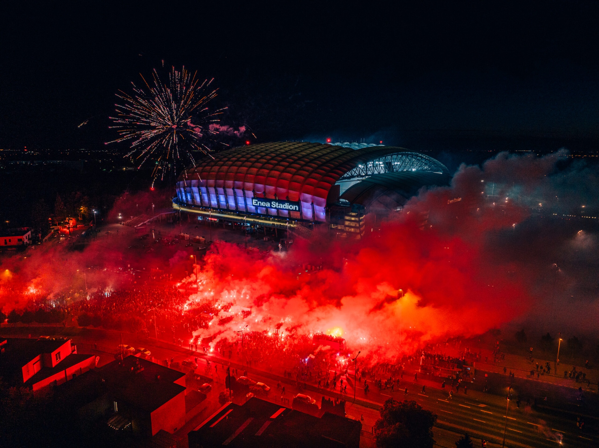 Stadion podczas wydarzenia